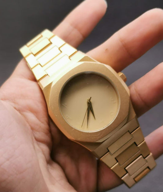 Golden Arabic Aura Watch